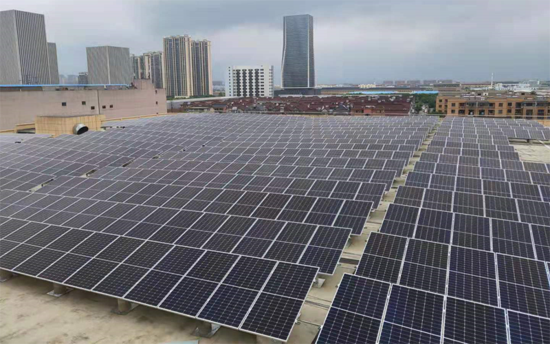 港澳六马宝典资料大全在长兴博泰电子科技股份有限公司楼顶建设分布式光伏发电 399.6KWP项目顺利竣工